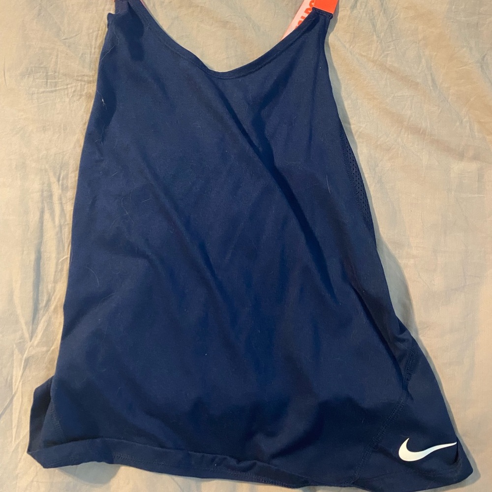 Nike exercise top in navy